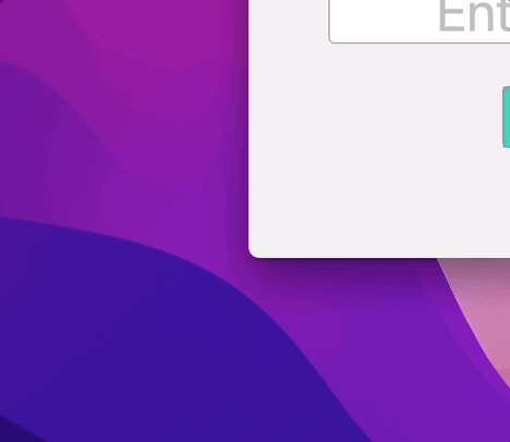 Resizable macOS application